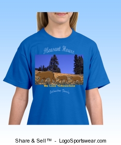 Pleasant Hours Yellowstone Family T-Shirt -- Both Sexes, All Ages and Sizes Design Zoom
